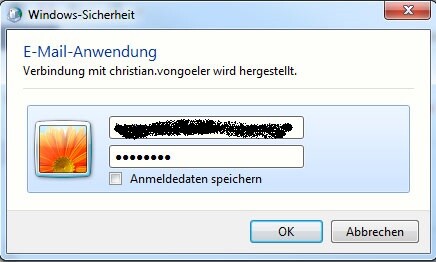 Windows Sicherheit Email Anwendung